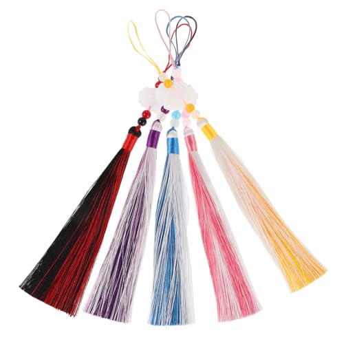 PartyKindom 5 Stück Antike Chinesische Lotus Tassel Teiliges Hanfu Anhänger Vielseitige Traditionelle Quasten Dekoration für Hanfu und Kostüm PartyKindom 5 Stück Antike Chinesische Lotus Tassel Teiliges Hanfu Anhänger Vielseitige Traditionelle Quasten Dekoration für Hanfu und Kostüm von PartyKindom