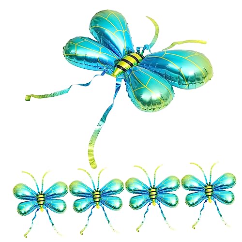 PartyKindom 5 Stück Bienenflügelballon Ballonaufblasgerät elektrisch Ballons für Ballonbogen hühner kinderknallzeug luftballons Bienenballons Flügel Dekorationen Aluminiumfolie Blue PartyKindom 5 Stück Bienenflügelballon Ballonaufblasgerät elektrisch Ballons für Ballonbogen hühner kinderknallzeug luftballons Bienenballons Flügel Dekorationen Aluminiumfolie Blue von PartyKindom