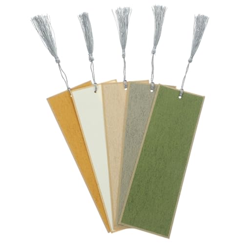 PartyKindom 5 Stück Blanko Lesezeichen aus Papier zum Bemalen und Basteln DIY Unbemalte Bookmarks Quaste Leichte Vintage lesezeichen für Persönliche Geschenkideen und Kreative Dekoration PartyKindom 5 Stück Blanko Lesezeichen aus Papier zum Bemalen und Basteln DIY Unbemalte Bookmarks Quaste Leichte Vintage lesezeichen für Persönliche Geschenkideen und Kreative Dekoration von PartyKindom