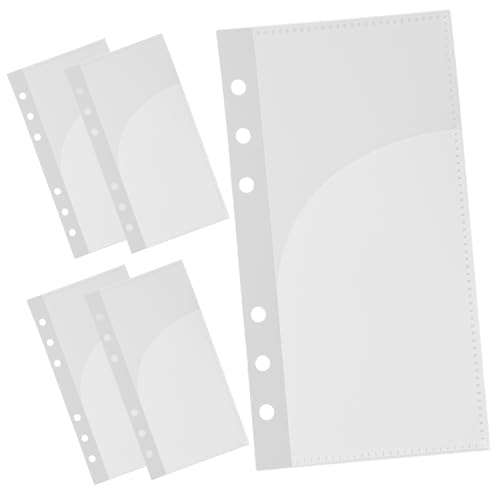 PartyKindom 5 Stück Budgettasche Teilig Transparente PP Einlage für Binder Praktische Geldmappen für Zuhause Büro und Reisen Leicht und Tragbar für Budgetorganisation PartyKindom 5 Stück Budgettasche Teilig Transparente PP Einlage für Binder Praktische Geldmappen für Zuhause Büro und Reisen Leicht und Tragbar für Budgetorganisation von PartyKindom