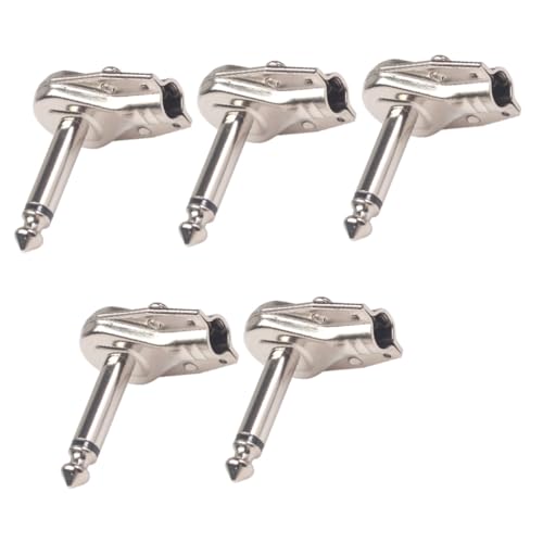 PartyKindom 5 Stück Effektpedal Koppler Adapter Kabelverbinder für Gitarren Pedalboard Zubehör Platzsparend Langlebig Kompatibel mit Meisten Effektpedalen Silberfarben PartyKindom 5 Stück Effektpedal Koppler Adapter Kabelverbinder für Gitarren Pedalboard Zubehör Platzsparend Langlebig Kompatibel mit Meisten Effektpedalen Silberfarben von PartyKindom