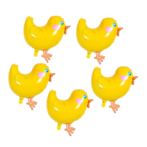 PartyKindom 5 Stück Großer Gelber Hühnerballon Partydekorationen Für Erwachsene Folienballons Für Die Babyparty Dekorationen Mit Nutztieren Luftballons Mit Nutztieren Aluminiumfolie Yellow PartyKindom 5 Stück Großer Gelber Hühnerballon Partydekorationen Für Erwachsene Folienballons Für Die Babyparty Dekorationen Mit Nutztieren Luftballons Mit Nutztieren Aluminiumfolie Yellow von PartyKindom