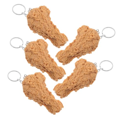 PartyKindom 5 Stück Lustige Fake Food Anhänger für Hähnchenkeule Partygeschenk und Schlüsselanhänger Dekoration PartyKindom 5 Stück Lustige Fake Food Anhänger für Hähnchenkeule Partygeschenk und Schlüsselanhänger Dekoration von PartyKindom