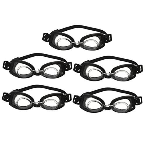 PartyKindom 5 Stück Mini Schwimmbrille für Puppen Teiliges aus Modischen Robusten Brillen für Bjd Doll Accessoires zum Verkleiden und Fotografieren von PartyKindom
