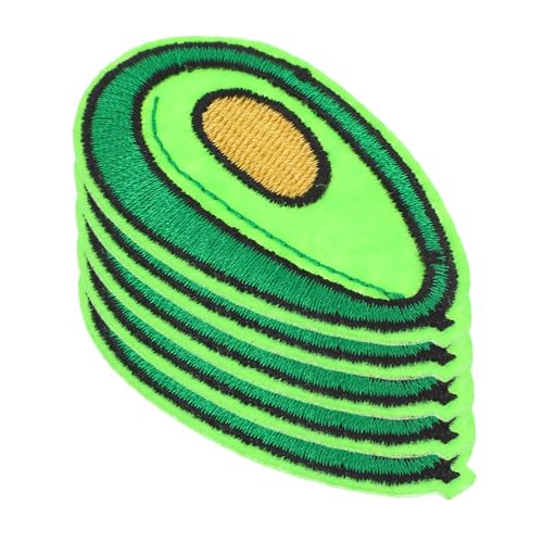 PartyKindom 5 Stück Teiliges Avocado Aufnäher Lustige Gestickte Patches für Kleidung Rucksäcke Jeans und Caps Einfache Anwendung mit Bügel und Nähoptionen Design für DIY Projekte PartyKindom 5 Stück Teiliges Avocado Aufnäher Lustige Gestickte Patches für Kleidung Rucksäcke Jeans und Caps Einfache Anwendung mit Bügel und Nähoptionen Design für DIY Projekte von PartyKindom