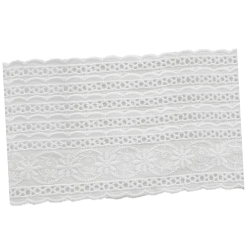 PartyKindom 5 Stück Teiliges DIY Baumwoll stickspitzenband Bestickter Spitzenbesatz zum Nähen Modische Spitzenverzierung für Kleidung Kleider Accessoires Individuell Zuschneidbar PartyKindom 5 Stück Teiliges DIY Baumwoll stickspitzenband Bestickter Spitzenbesatz zum Nähen Modische Spitzenverzierung für Kleidung Kleider Accessoires Individuell Zuschneidbar von PartyKindom