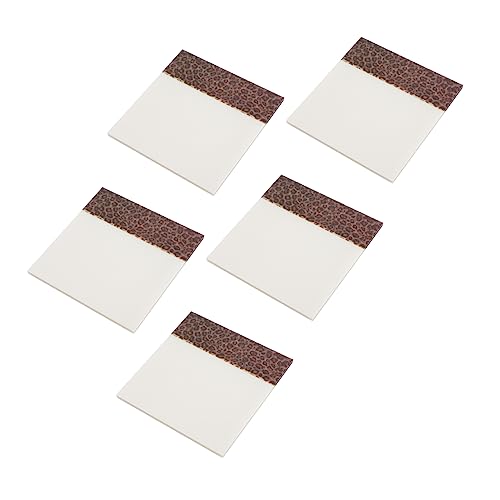 PartyKindom 5 Stück Teiliges Leopard Memo Pad Haftnotizen für Büro und Schule Praktische und Wiederablösbare Notizzettel für Studenten Lehrer und Büroangestellte von PartyKindom