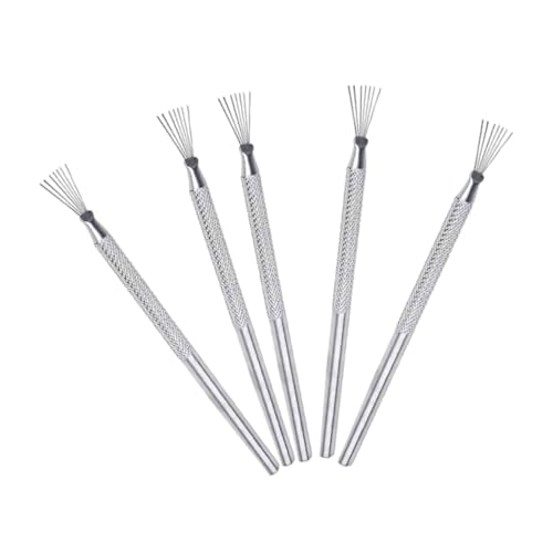 PartyKindom 5 Stück Teiliges Nadelwerkzeug für Modellierung und Texturierung von Ergonomische Griffe Rostfreie Stahlspitzen für Details und Sculpting Arbeiten PartyKindom 5 Stück Teiliges Nadelwerkzeug für Modellierung und Texturierung von Ergonomische Griffe Rostfreie Stahlspitzen für Details und Sculpting Arbeiten von PartyKindom