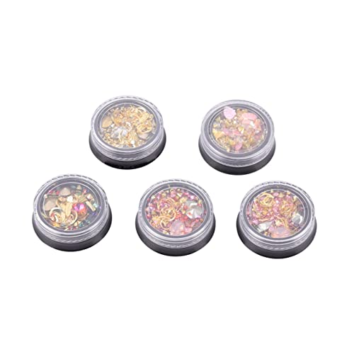 PartyKindom 5 Stück Teiliges Nagel Charms mit Stern und Mond Strasssteine für Kreative Nagelkunst Selbstklebend und Langlebig für Natur und Kunstnägel Vielseitig Einsetzbar für DIY PartyKindom 5 Stück Teiliges Nagel Charms mit Stern und Mond Strasssteine für Kreative Nagelkunst Selbstklebend und Langlebig für Natur und Kunstnägel Vielseitig Einsetzbar für DIY von PartyKindom