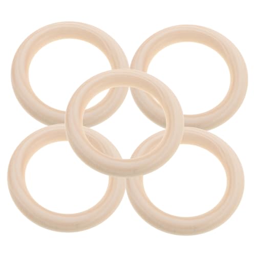 PartyKindom 5 Stück Teiliges Natürliche Holzringe für Basteln Makramee Diy Projekte Große Holzhoops mit Markanter Maserung Vielseitig Einsetzbar für Schmuck und Wohnkultur PartyKindom 5 Stück Teiliges Natürliche Holzringe für Basteln Makramee Diy Projekte Große Holzhoops mit Markanter Maserung Vielseitig Einsetzbar für Schmuck und Wohnkultur von PartyKindom