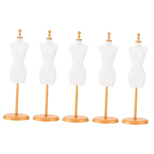 PartyKindom 5 Stück Teiliges Puppenständer für Kleidungsdisplay Stabiler Mannequin Halter für Puppenmode für Puppenhaus Dekoration PartyKindom 5 Stück Teiliges Puppenständer für Kleidungsdisplay Stabiler Mannequin Halter für Puppenmode für Puppenhaus Dekoration von PartyKindom