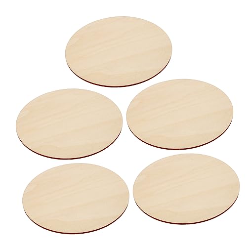 PartyKindom 5 Stück Teiliges Runde Unbehandelte Holzscheiben Durchmesser Stabile DIY Holzplatten zum Basteln Bemalen Dekorieren Natürliche Holzscheiben für Handwerk und Weihnachtsdeko PartyKindom 5 Stück Teiliges Runde Unbehandelte Holzscheiben Durchmesser Stabile DIY Holzplatten zum Basteln Bemalen Dekorieren Natürliche Holzscheiben für Handwerk und Weihnachtsdeko von PartyKindom