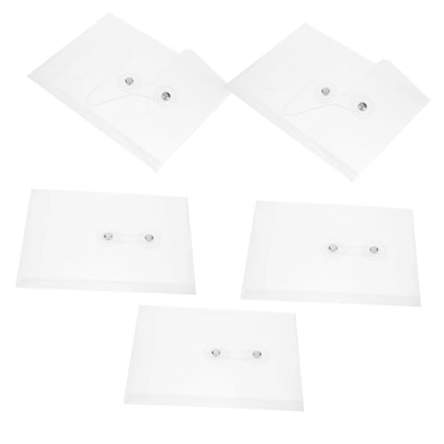 PartyKindom 5 Stück Teiliges Transparente Dokumententaschen aus Strapazierfähigem PP Material mit Kartenhalter Leichter und Robuster Aufbewahrungsbeutel für Arbeitsunterlagen Rechnungen und PartyKindom 5 Stück Teiliges Transparente Dokumententaschen aus Strapazierfähigem PP Material mit Kartenhalter Leichter und Robuster Aufbewahrungsbeutel für Arbeitsunterlagen Rechnungen und von PartyKindom