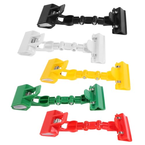 PartyKindom 5 Stück Teiliges Verstellbare und Zeichenklemmen Flexible Dokumentenhalter für Zeichnungen Bilder und Kunstbedarf Schwarz Rot Weiß Grün und Gelb PartyKindom 5 Stück Teiliges Verstellbare und Zeichenklemmen Flexible Dokumentenhalter für Zeichnungen Bilder und Kunstbedarf Schwarz Rot Weiß Grün und Gelb von PartyKindom