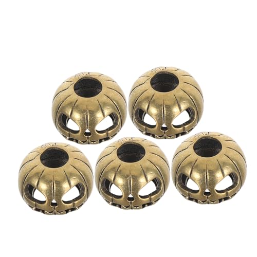 PartyKindom 5 Stück Teiliges Vintage Halloween Kürbis Totenkopf Anhänger aus Massivem Messing Retro DIY Schmuckperlen für Armbänder Schlüsselanhänger und Bastelzubehör PartyKindom 5 Stück Teiliges Vintage Halloween Kürbis Totenkopf Anhänger aus Massivem Messing Retro DIY Schmuckperlen für Armbänder Schlüsselanhänger und Bastelzubehör von PartyKindom