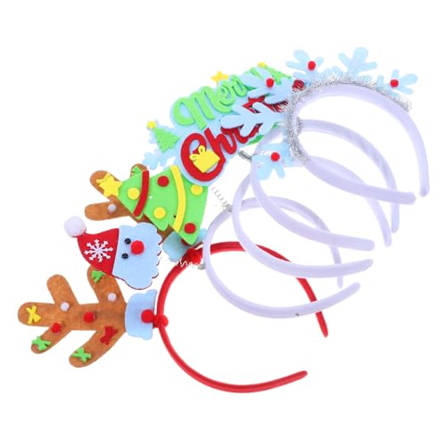PartyKindom 5 Stück Teiliges Weihnachts Glitzernde Schneeflocken und Weihnachtsbaum Haarreifen mit Leuchteffekt für Erwachsene und Festliche Party Accessoires für Weihnachten PartyKindom 5 Stück Teiliges Weihnachts Glitzernde Schneeflocken und Weihnachtsbaum Haarreifen mit Leuchteffekt für Erwachsene und Festliche Party Accessoires für Weihnachten von PartyKindom