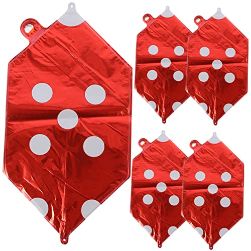 PartyKindom 5 Stück Würfelballon Themenballons Verschiedene Riesige Würfel Geburtstagsballons Zahlen Pastell Fiesta Ballons Dekorationen Für Große Partyartikel Halloween Rote PartyKindom 5 Stück Würfelballon Themenballons Verschiedene Riesige Würfel Geburtstagsballons Zahlen Pastell Fiesta Ballons Dekorationen Für Große Partyartikel Halloween Rote von PartyKindom