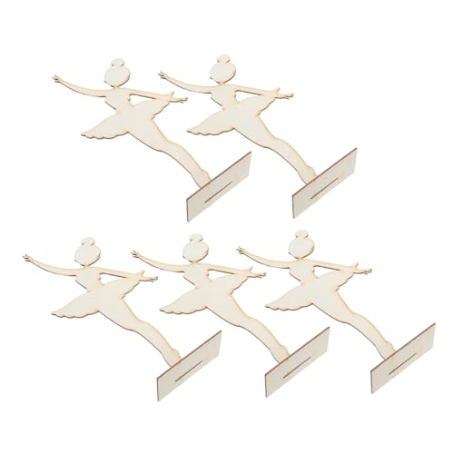 PartyKindom 5 Stücke Ton Kreative Malerei Ballett Liebhaber Dekoration Ballett Tänzerin Statue Ballett Mädchen Figurine Holz von PartyKindom
