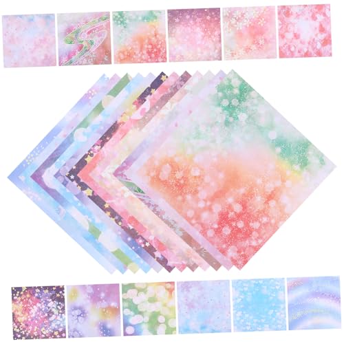 PartyKindom 50 Blatt Doppelseitiges Origami Papier Quadratisches Bastelpapier mit Bunten Mustern Dickes Pastell Cardstock Glatte Kanten für Erwachsene Anfänger und DIY Kunstprojekte PartyKindom 50 Blatt Doppelseitiges Origami Papier Quadratisches Bastelpapier mit Bunten Mustern Dickes Pastell Cardstock Glatte Kanten für Erwachsene Anfänger und DIY Kunstprojekte von PartyKindom