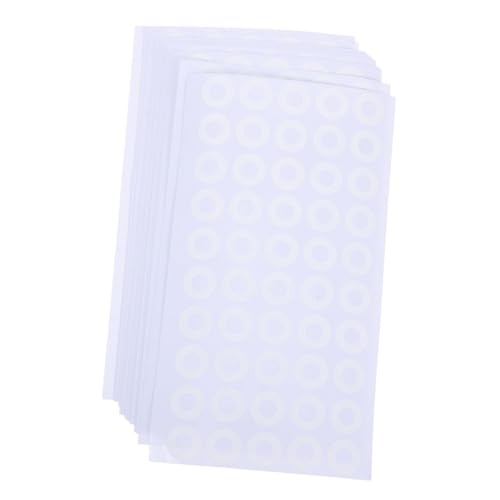 PartyKindom 50 Blatt Lochverstärker Etiketten PVC Selbstklebend Rund Schutzaufkleber für Schnellhefter Papierlochverstärkung Notizbücher Kalender Rezeptbücher Langlebig und Stark Haftend PartyKindom 50 Blatt Lochverstärker Etiketten PVC Selbstklebend Rund Schutzaufkleber für Schnellhefter Papierlochverstärkung Notizbücher Kalender Rezeptbücher Langlebig und Stark Haftend von PartyKindom