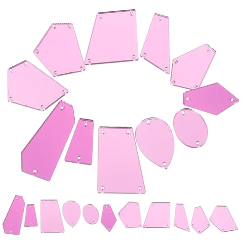 PartyKindom 50 Stück Acryl Spiegelsteine zum Aufnähen Flachboden DIY Kleidung Dekoration Glänzende Strasssteine für Handwerk Taschen Bekleidung Zubehör PartyKindom 50 Stück Acryl Spiegelsteine zum Aufnähen Flachboden DIY Kleidung Dekoration Glänzende Strasssteine für Handwerk Taschen Bekleidung Zubehör von PartyKindom