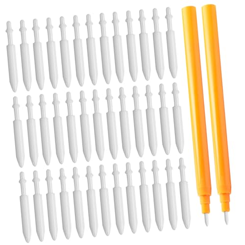 PartyKindom 50 Stück Acrylmarker Ersatzspitzen Nibs für Malstifte Langlebige und Praktische Marker Pen Tips Geeignet für Acrylfarben Präzises Zeichnen und Details von PartyKindom