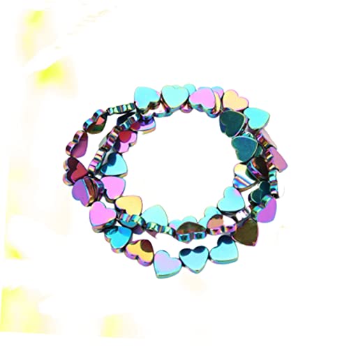 PartyKindom 50 Stück Bunte Hohle Herz Perlen Schmuckperlen für DIY Armband Halskette Kreative Schmuckherstellung Naturstein Schmuckzubehör PartyKindom 50 Stück Bunte Hohle Herz Perlen Schmuckperlen für DIY Armband Halskette Kreative Schmuckherstellung Naturstein Schmuckzubehör von PartyKindom