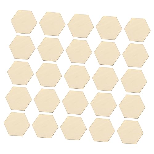 PartyKindom 50 Stück Dekorationen aus Holzspänen Sechseckformen Wabenhandwerk Hochzeit Gemeinschaft Planke unfertige leere Holzscheiben Hexagon-Holzhandwerk sechseckige Holzplatten Hölzern PartyKindom 50 Stück Dekorationen aus Holzspänen Sechseckformen Wabenhandwerk Hochzeit Gemeinschaft Planke unfertige leere Holzscheiben Hexagon-Holzhandwerk sechseckige Holzplatten Hölzern von PartyKindom