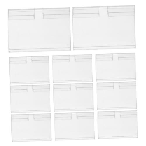 PartyKindom 50 Stück Etikett Anhang Inhaber Wohnung Weiß Für Zeichen Stand Regal Schilderhalter Speichern Clip-ständer Für Handelsschilder Warenanzeige Schildhalter Stichworte Fan-shop Plastik PartyKindom 50 Stück Etikett Anhang Inhaber Wohnung Weiß Für Zeichen Stand Regal Schilderhalter Speichern Clip-ständer Für Handelsschilder Warenanzeige Schildhalter Stichworte Fan-shop Plastik von PartyKindom