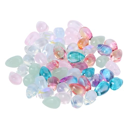 PartyKindom 50 Stück Farbverlaufene Wasserfall Glasperlen Tropfenform für Schmuckherstellung DIY Langlebige Leichte Anhänger für Halsketten und Armbänder Glatte Oberfläche Vielseitiges von PartyKindom