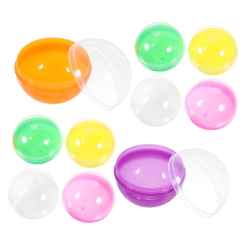 PartyKindom 50 Stück Gacha-schale Aufbewahrung Von Kapseln Ball Leere Bälle Leere Automatenkugeln Groß Befüllbar Runde Kapseln -automatenkapseln Kugeldekor Aus Kunststoff Plastik PartyKindom 50 Stück Gacha-schale Aufbewahrung Von Kapseln Ball Leere Bälle Leere Automatenkugeln Groß Befüllbar Runde Kapseln -automatenkapseln Kugeldekor Aus Kunststoff Plastik von PartyKindom