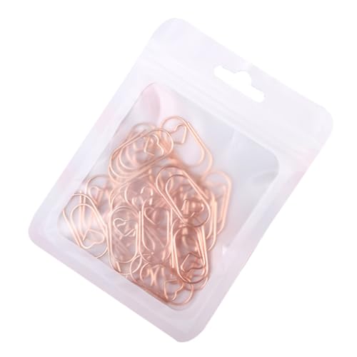 PartyKindom 50 Stück Herzförmige Büroklammern Roségold Papierklammern für DIY Lesezeichen Fotoalben und Karten Dekorative Clips für Einen Aufgeräumten Schreibtisch PartyKindom 50 Stück Herzförmige Büroklammern Roségold Papierklammern für DIY Lesezeichen Fotoalben und Karten Dekorative Clips für Einen Aufgeräumten Schreibtisch von PartyKindom