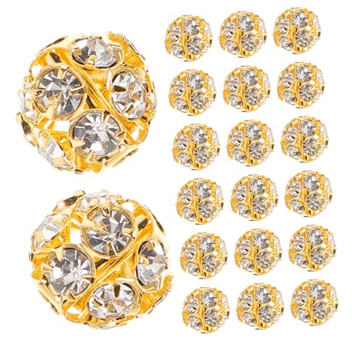 PartyKindom 50 Stück Hohlraum Spacer Perlen aus Legierung Leichte Verschleißfeste DIY Schmuckherstellung Zubehör Glänzende Dekorative Perlen für Armbänder und Halsketten PartyKindom 50 Stück Hohlraum Spacer Perlen aus Legierung Leichte Verschleißfeste DIY Schmuckherstellung Zubehör Glänzende Dekorative Perlen für Armbänder und Halsketten von PartyKindom