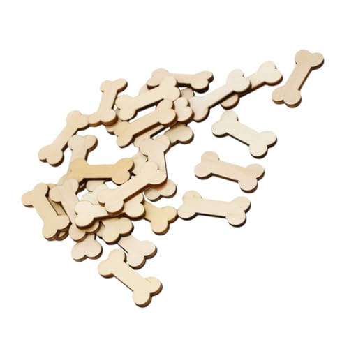 PartyKindom 50 Stück Holz Hundeknochen Anhänger Unlackierte Holzdeko DIY Bastelbedarf für Kreative Projekte Haustier Accessoires Party und Schulprojekte PartyKindom 50 Stück Holz Hundeknochen Anhänger Unlackierte Holzdeko DIY Bastelbedarf für Kreative Projekte Haustier Accessoires Party und Schulprojekte von PartyKindom