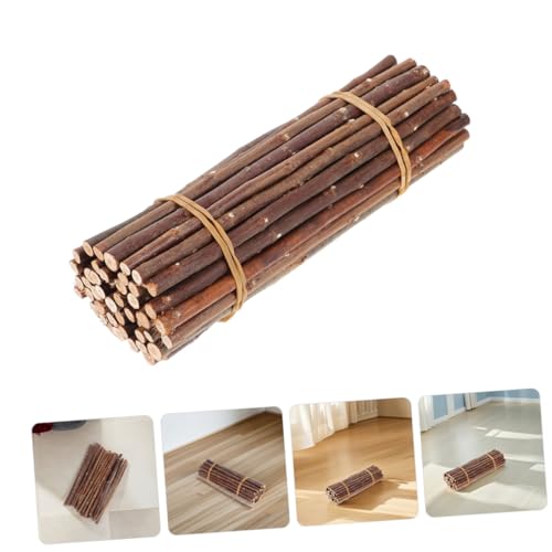 PartyKindom 50 Stück Holzstäbchen zum Basteln Stabile Naturbelassene Zweige Lang Robuste DIY Holzdeko für Kreative Handwerksprojekte und Rustikale Wohnraumgestaltung von PartyKindom