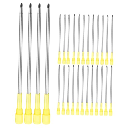 PartyKindom 50 Stück Metall Kugelschreiber Nachfüllminen Mittlere Spitze Glattes Schreiben Kompatibel mit Kugelschreiber Candy Pearl Pineapple Crystal Butterfly und Crown Top Büro und Schule PartyKindom 50 Stück Metall Kugelschreiber Nachfüllminen Mittlere Spitze Glattes Schreiben Kompatibel mit Kugelschreiber Candy Pearl Pineapple Crystal Butterfly und Crown Top Büro und Schule von PartyKindom