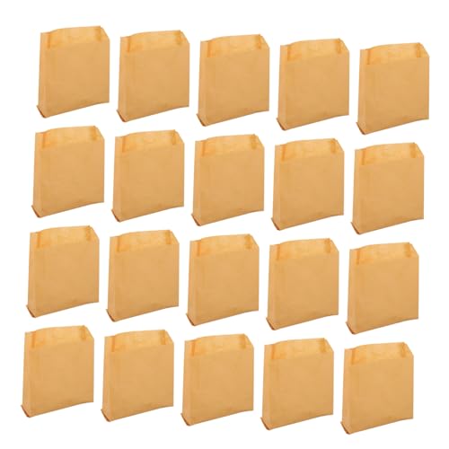 PartyKindom 50 Stück Ölfeste Papiertüten für Snacks Kraftpapier Verpackungsbeutel für Pommes Chicken Wings und für Partys und Takeaway PartyKindom 50 Stück Ölfeste Papiertüten für Snacks Kraftpapier Verpackungsbeutel für Pommes Chicken Wings und für Partys und Takeaway von PartyKindom