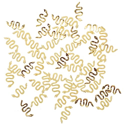 PartyKindom 50 Stück Retro Schlange Nagel Charms Metall Nageldekoration für Nägel Eleganter Schmuck für DIY Nail Art für Anlässe Wie Weihnachten und Geburtstage PartyKindom 50 Stück Retro Schlange Nagel Charms Metall Nageldekoration für Nägel Eleganter Schmuck für DIY Nail Art für Anlässe Wie Weihnachten und Geburtstage von PartyKindom
