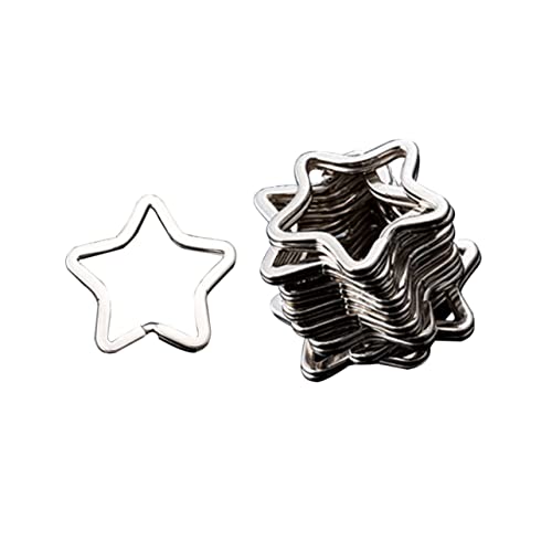 PartyKindom 50 Stück Schlüsselanhänger Ring Schlüsselbund Schlüsselanhänger Aus Metall Geteilter Schlüsselring Silver PartyKindom 50 Stück Schlüsselanhänger Ring Schlüsselbund Schlüsselanhänger Aus Metall Geteilter Schlüsselring Silver von PartyKindom