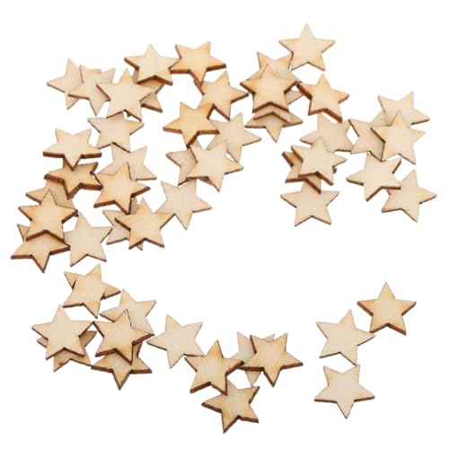 PartyKindom 50 Stück Teiliges Holzsterne Naturbelassen für DIY Bastelprojekte Sichere Holzdekorationen für Weihnachtsbaum Hochzeitsfeiern und Kreative Kunsthandwerke PartyKindom 50 Stück Teiliges Holzsterne Naturbelassen für DIY Bastelprojekte Sichere Holzdekorationen für Weihnachtsbaum Hochzeitsfeiern und Kreative Kunsthandwerke von PartyKindom