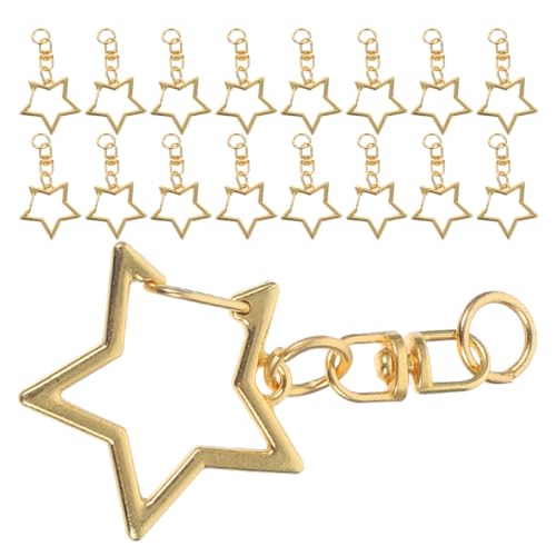 PartyKindom 50 Stück Teiliges Sternförmige Metall Schlüsselanhänger Clips Langlebig Elektrobeschichtet Kompakt Leicht für DIY Schmuck Taschen Schlüsselringe und Modische Accessoires PartyKindom 50 Stück Teiliges Sternförmige Metall Schlüsselanhänger Clips Langlebig Elektrobeschichtet Kompakt Leicht für DIY Schmuck Taschen Schlüsselringe und Modische Accessoires von PartyKindom