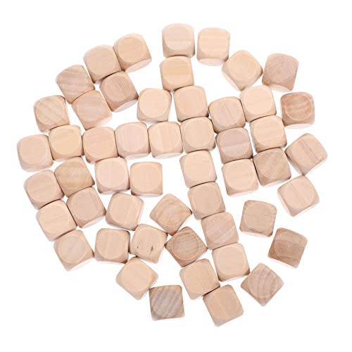 PartyKindom 50 Stück Unbemalte Holz Würfel DIY Bastelbedarf für Kreative Projekte und Spielrequisiten für Handwerksliebhaber PartyKindom 50 Stück Unbemalte Holz Würfel DIY Bastelbedarf für Kreative Projekte und Spielrequisiten für Handwerksliebhaber von PartyKindom