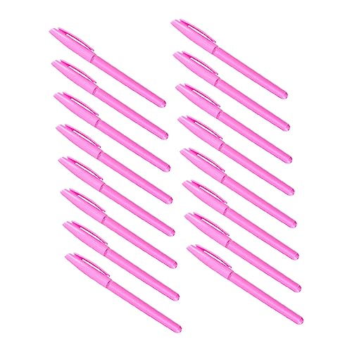 PartyKindom 50 Stücke Transparente Leere Stifthalter für Schülerbedarf Ergonomische Stiftetuis aus PP für Schule und Büro Nachfüllungen für Gelstifte und Kugelschreiber von PartyKindom