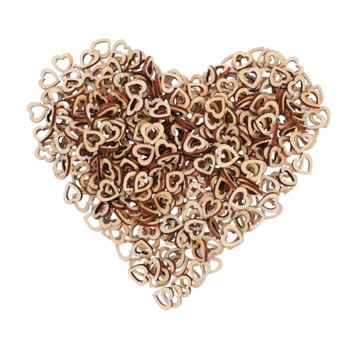 PartyKindom 500 Stück Holzherzen Hohlherz Holzscheiben für Bastelprojekte Diy Dekoration für Hochzeiten Partys Tischdeko Geschenkanhänger Rustikale Holzverzierungen PartyKindom 500 Stück Holzherzen Hohlherz Holzscheiben für Bastelprojekte Diy Dekoration für Hochzeiten Partys Tischdeko Geschenkanhänger Rustikale Holzverzierungen von PartyKindom