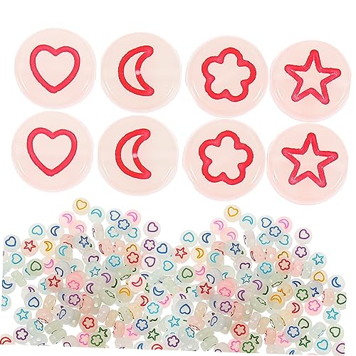 PartyKindom 500 Stück Leuchtende Acrylperlen für DIY Schmuck Runde Bastelperlen für Armbänder und Deko Vielseitige Handwerksperlen für Kreative Projekte PartyKindom 500 Stück Leuchtende Acrylperlen für DIY Schmuck Runde Bastelperlen für Armbänder und Deko Vielseitige Handwerksperlen für Kreative Projekte von PartyKindom