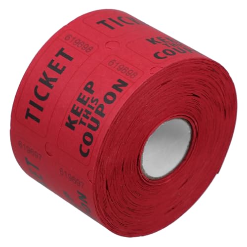 PartyKindom 500 Stück Lotterietickets für Veranstaltungen Partys und Spendenaktionen für Konzerte Weihnachtsfeiern und Klassenbelohnungen Einfach zu Verwenden Nummeriert und Perforiert PartyKindom 500 Stück Lotterietickets für Veranstaltungen Partys und Spendenaktionen für Konzerte Weihnachtsfeiern und Klassenbelohnungen Einfach zu Verwenden Nummeriert und Perforiert von PartyKindom