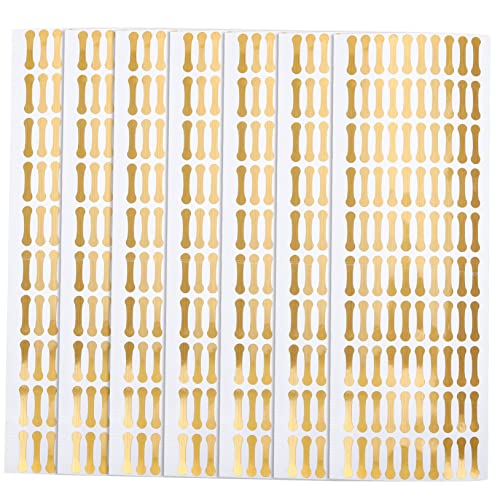 PartyKindom 500 Stück Tamper Aufkleber PVC Siegelsticker für Lebensmittel und Kosmetik Transparent für Handgemachte Produkte Schutz vor Manipulation von PartyKindom