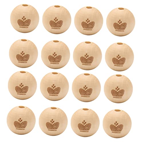 PartyKindom 50Stücke DIY Holzperlen Handgefertigte Perlen für Schmuck und Holzperlen mit Löchern für Armbänder und Kreative Bastelprojekte PartyKindom 50Stücke DIY Holzperlen Handgefertigte Perlen für Schmuck und Holzperlen mit Löchern für Armbänder und Kreative Bastelprojekte von PartyKindom
