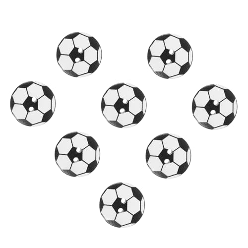 PartyKindom 50Stücke Fußball Holzknöpfe DIY Kleidungsknöpfe Runde Vintage Knöpfe Dekorative Nähknöpfe für Bastelprojekte Auswechselbare Knöpfe für Näharbeiten PartyKindom 50Stücke Fußball Holzknöpfe DIY Kleidungsknöpfe Runde Vintage Knöpfe Dekorative Nähknöpfe für Bastelprojekte Auswechselbare Knöpfe für Näharbeiten von PartyKindom