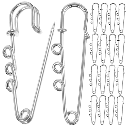 PartyKindom 50Stücke Sicherheitsnadeln mit Löchern Metallbroschen für DIY Schmuck und Handwerk zum Basteln und Kreieren von Accessoires PartyKindom 50Stücke Sicherheitsnadeln mit Löchern Metallbroschen für DIY Schmuck und Handwerk zum Basteln und Kreieren von Accessoires von PartyKindom